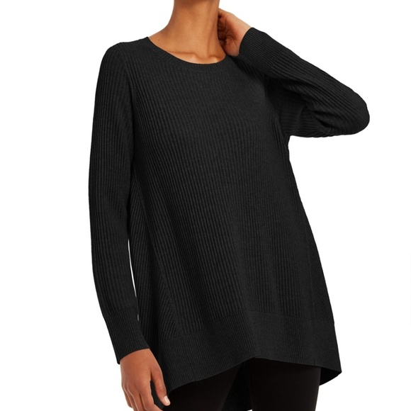 Eileen Fisher Crewneck Ribbed Tunic 